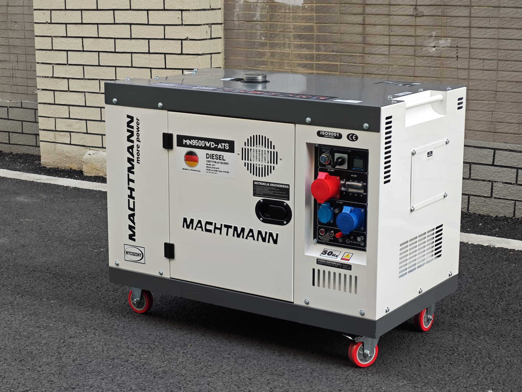 Agregat Prądotwórczy Diesel Machtmann MN9500WD-ATS